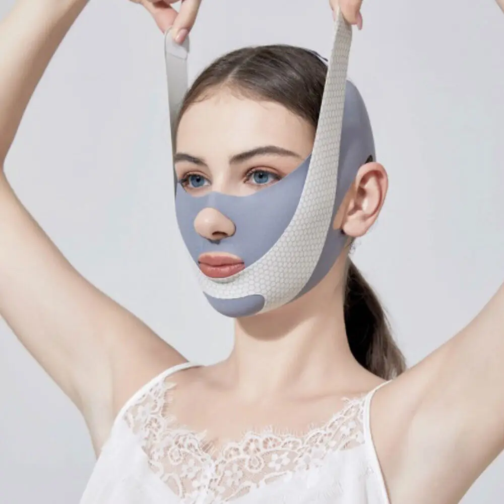 Face V-line Slimming Mask Belt Strap Double Chin Lifting Cheek Firming Band Lift