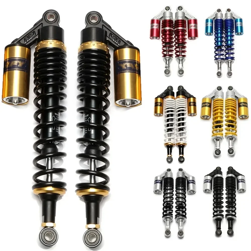 RFY400mm motorcycle shock absorber buffer modification four-wheel drive kart ATV hydraulic rear suspension gas cylinder  1PCS