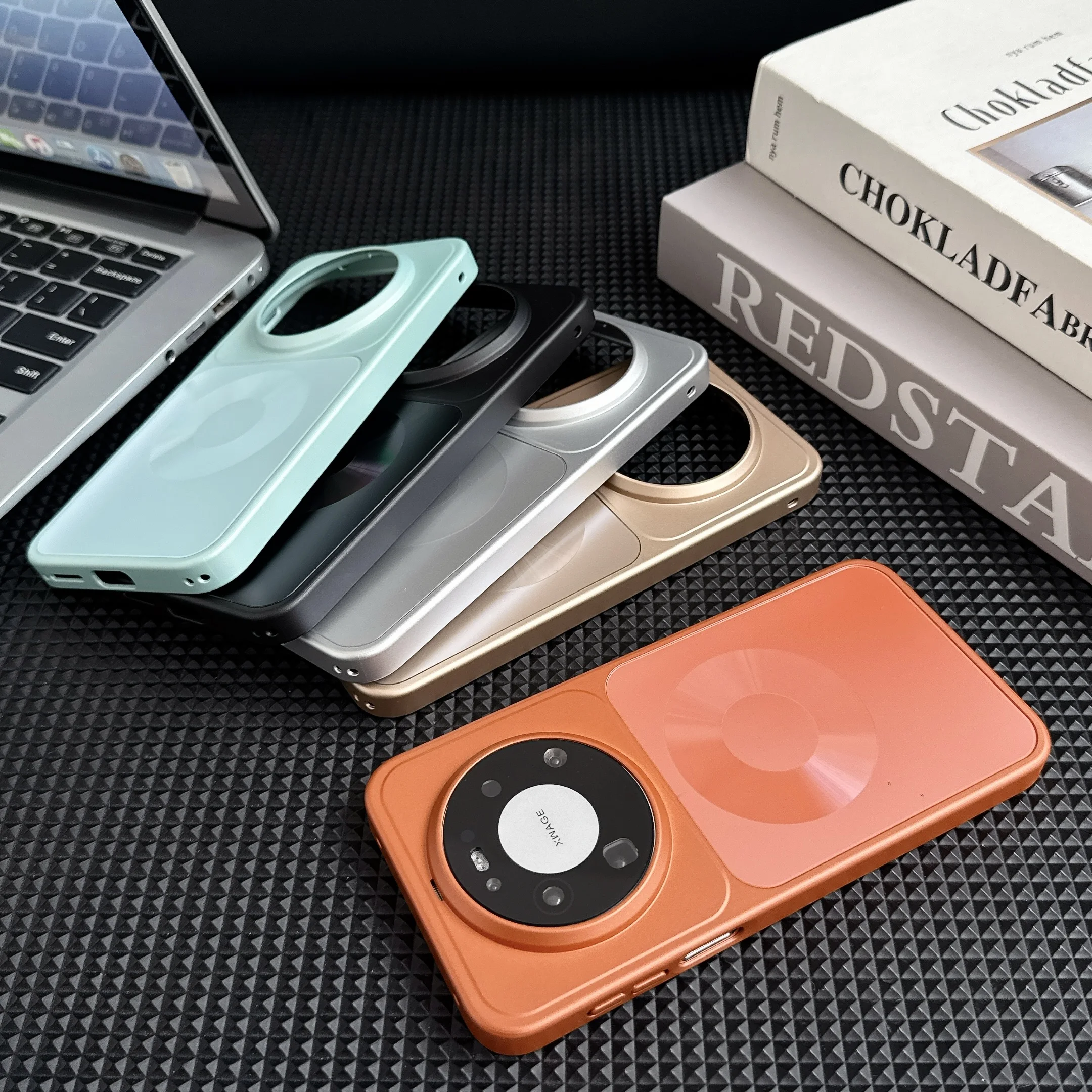 Funda de teléfono magnética de carga inalámbrica a prueba de golpes para Huawei Mate 80 Mate 80 Pro Max, Funda protectora dura mate delgada