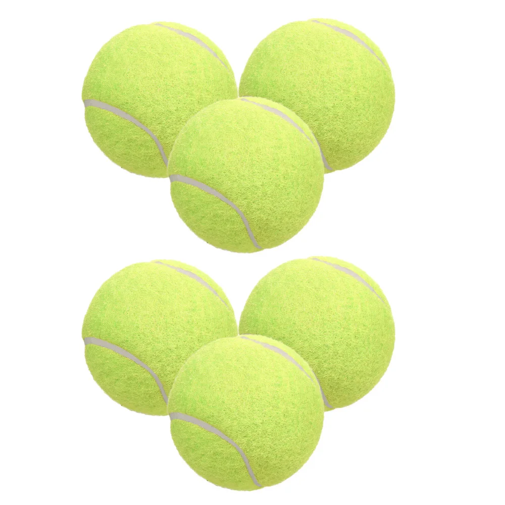 

3/6 Pcs Of Advanced Training Tennis-durable Padel Highly Elastic-very Suitable For Beginners Rubber Tennis