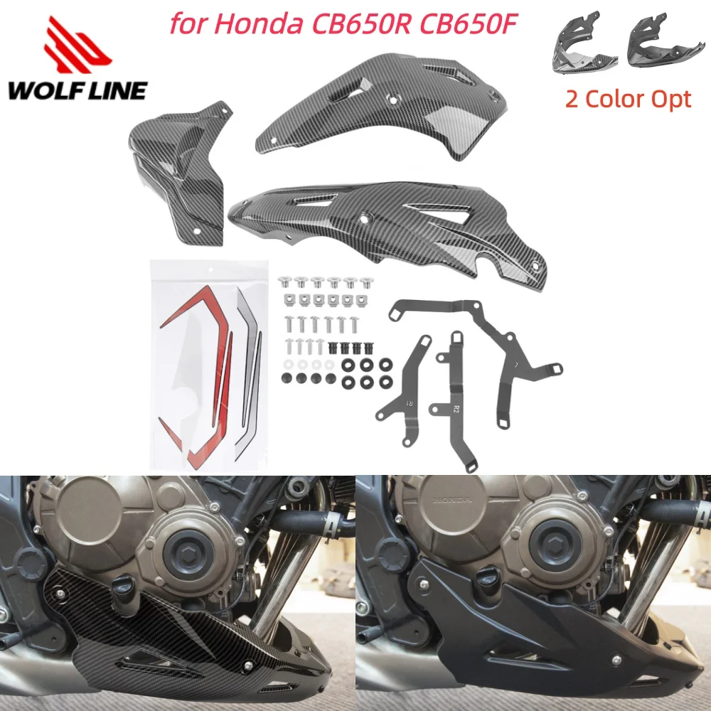 

Wlofline for CB650 Motorcycle Belly Pan Fairing Panel Engine Lower Protector Cover for Honda CB 650R 2019-2025 CB650F 2014-2025