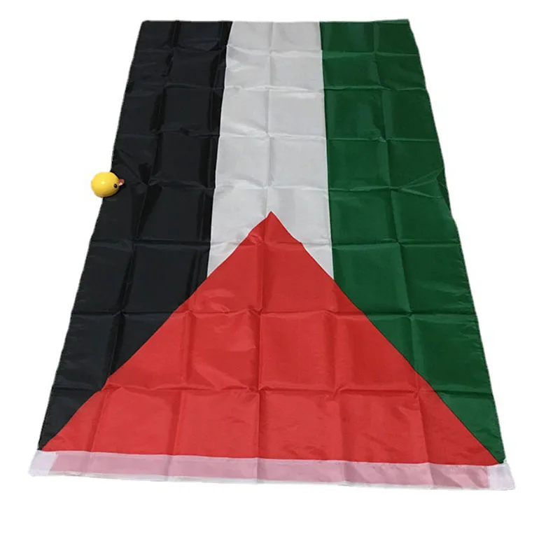 (1pc)90 * 150cm Polyester Palestinian National Flag, Festival Outdoor Election Parade Flag