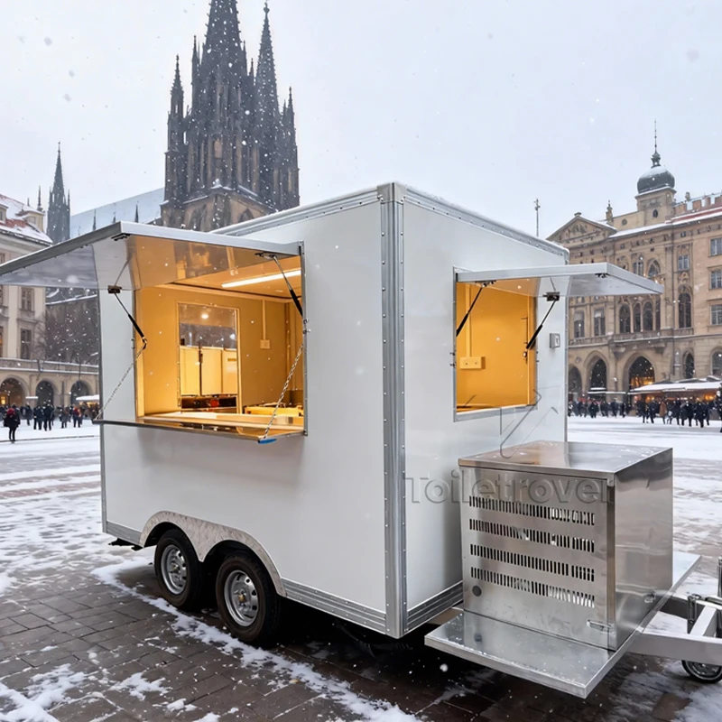 

Street Mobile Food Truck Bicycle Hot Dog Cake Sausage Siomai Takoyaki Halal Ramen Sushi Food Trailer for Sale