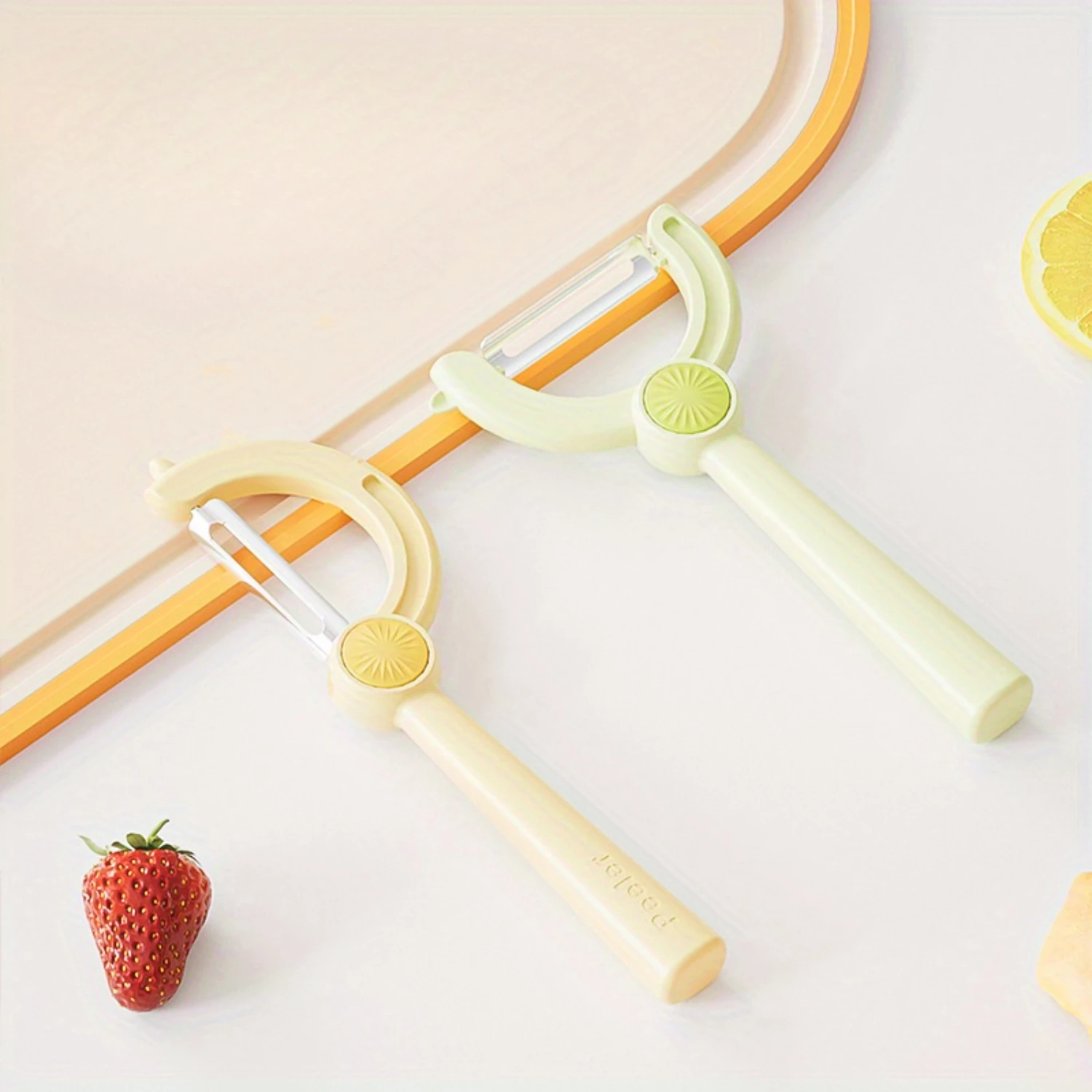 1PC 다기능 조절식 필러 - 주방용 과일 및 감자 스크레이퍼, 졸업, 봄, 여름, 가을 Ho에 이상적