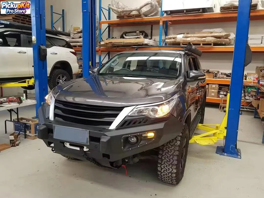 

Top-Level 4WD Steel Bull Bar Exact Fit Fortuner 2nd Gen Heavy-Duty Anti-Collision for Off-Road Dominance