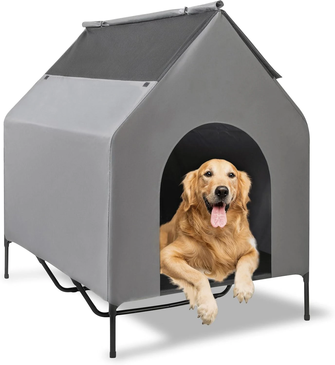 

Custom Waterproof Large Dog Pet House Indoor Outdoor Puppy Kennel With Air Vents