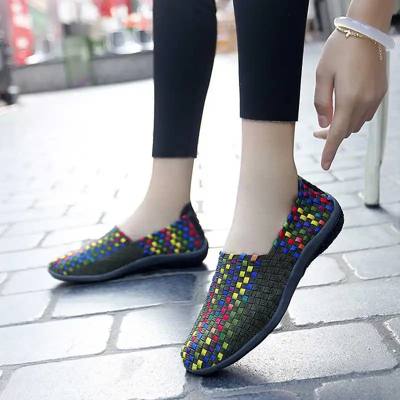 Spring-autumn Round Foot Women's Casual Tennis Mules Shoes For Women Demi-season Sneakers Sport Loafter Best-selling
