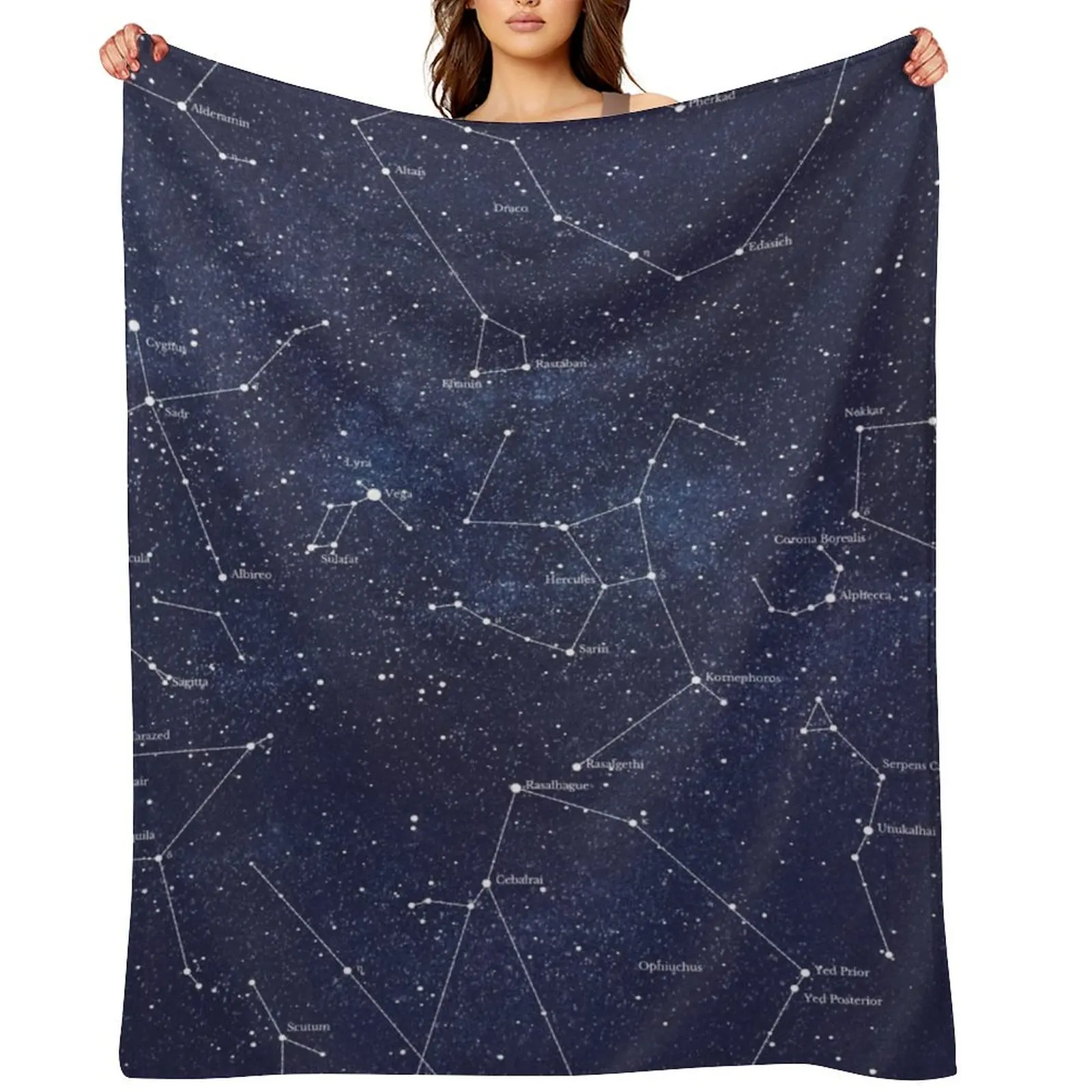 

Constellations Throw Blanket Furry Custom Sofas Luxury Designer Blankets