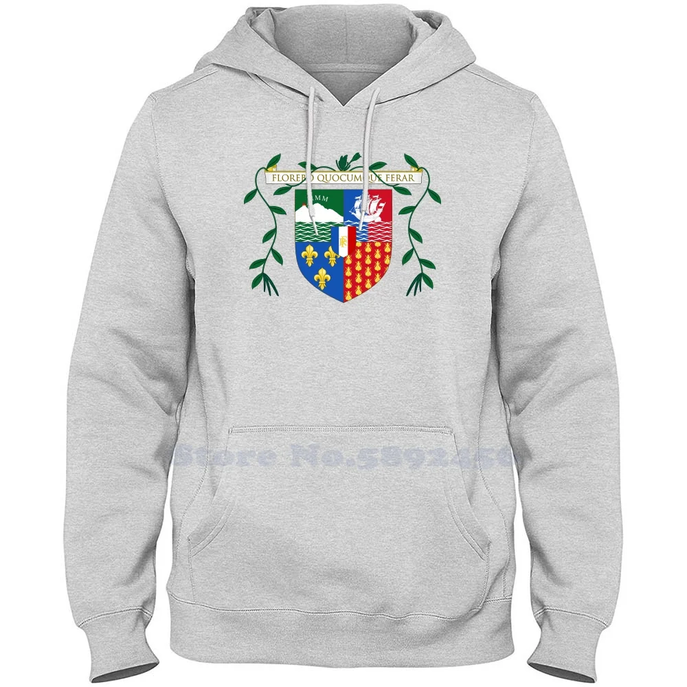 

Coat of arms of Reunion Brand Logo High-quality Hoodie 2023 New Graphic Sweatshirt