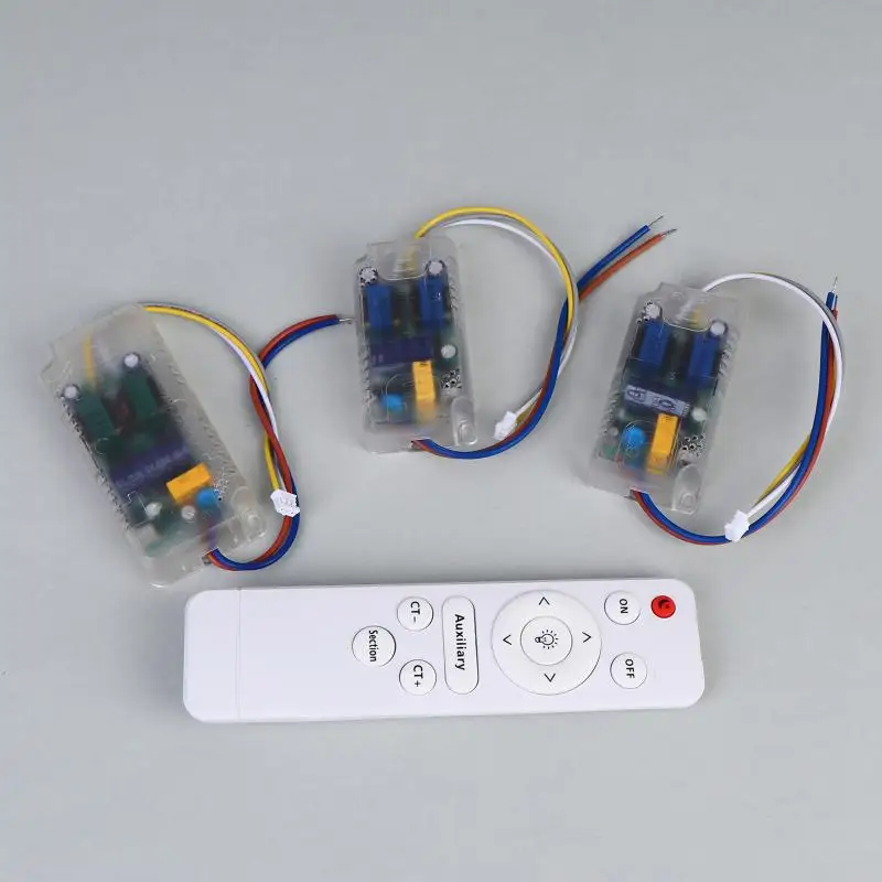 New 1Pc Remote Control Ceiling Light Power Supply Remote Control Ceiling Light Power Supply 8-24Wx2 24-40Wx2 36-50Wx2 40-60Wx6