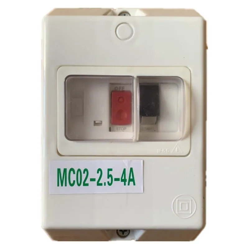 

Switched-mode Power Supply Waterproof Motor Protection Switch MC02 Series Motor Protection Circuit Breaker Motor Protector