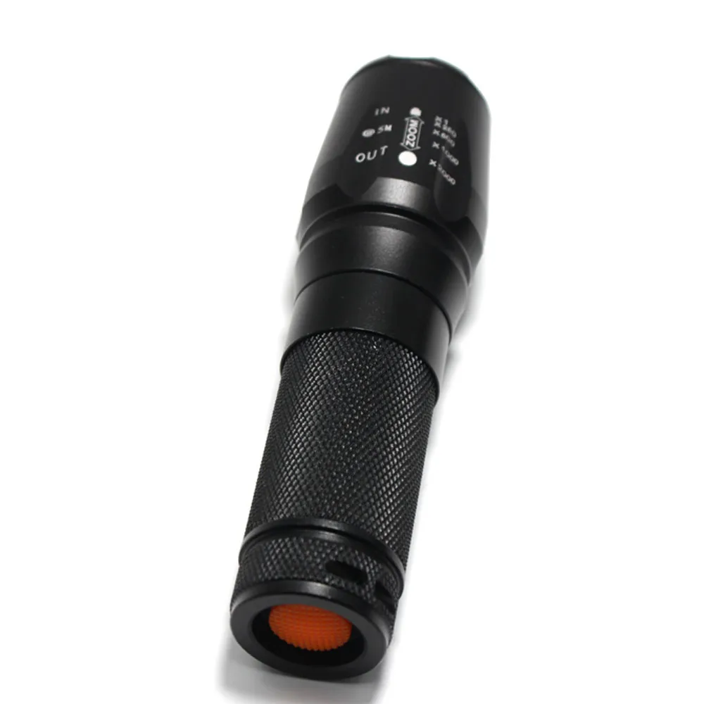 IR Zoomable zoom Led Flashlight Hunt IR 850NM Infrared Light Night Vision Torch Rechargeable Lampe Torch +26650 Battery charger