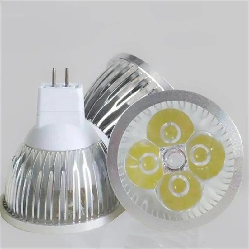 6PCS GU10 MR16 E27 LED Lamp AC220V-240V DC12V 3W 4W 5W LED Spotlight Bulb Lamp LED Ceiling Light High Power Ultra Bright Lamp