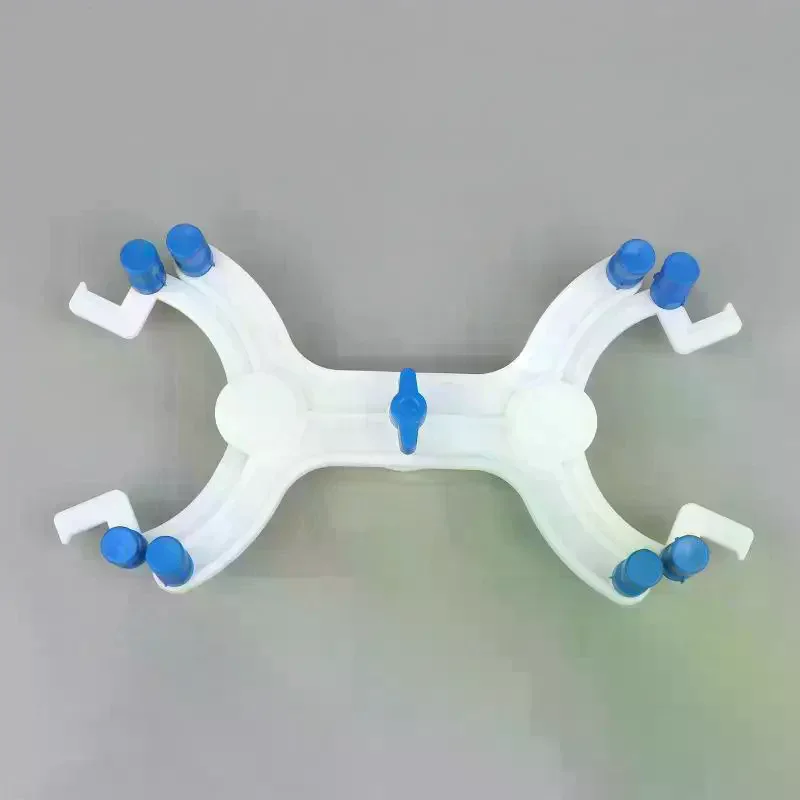 Burette Clamp Spring Loaded Plastic Buret Clip With Silicon Grips For Lab Titration Holder Burette Clamp Double