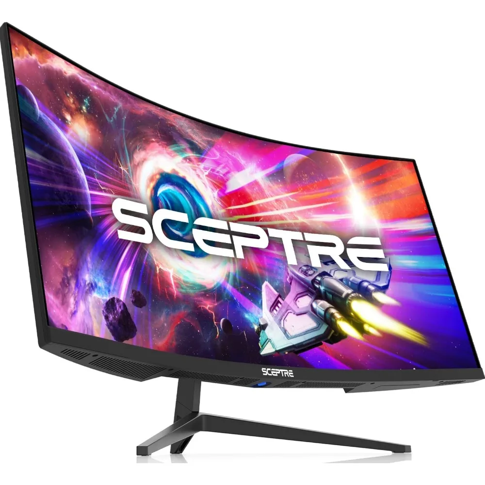 Curved Ultrawide Monitor 1ms Picture by Picture, Machine Black