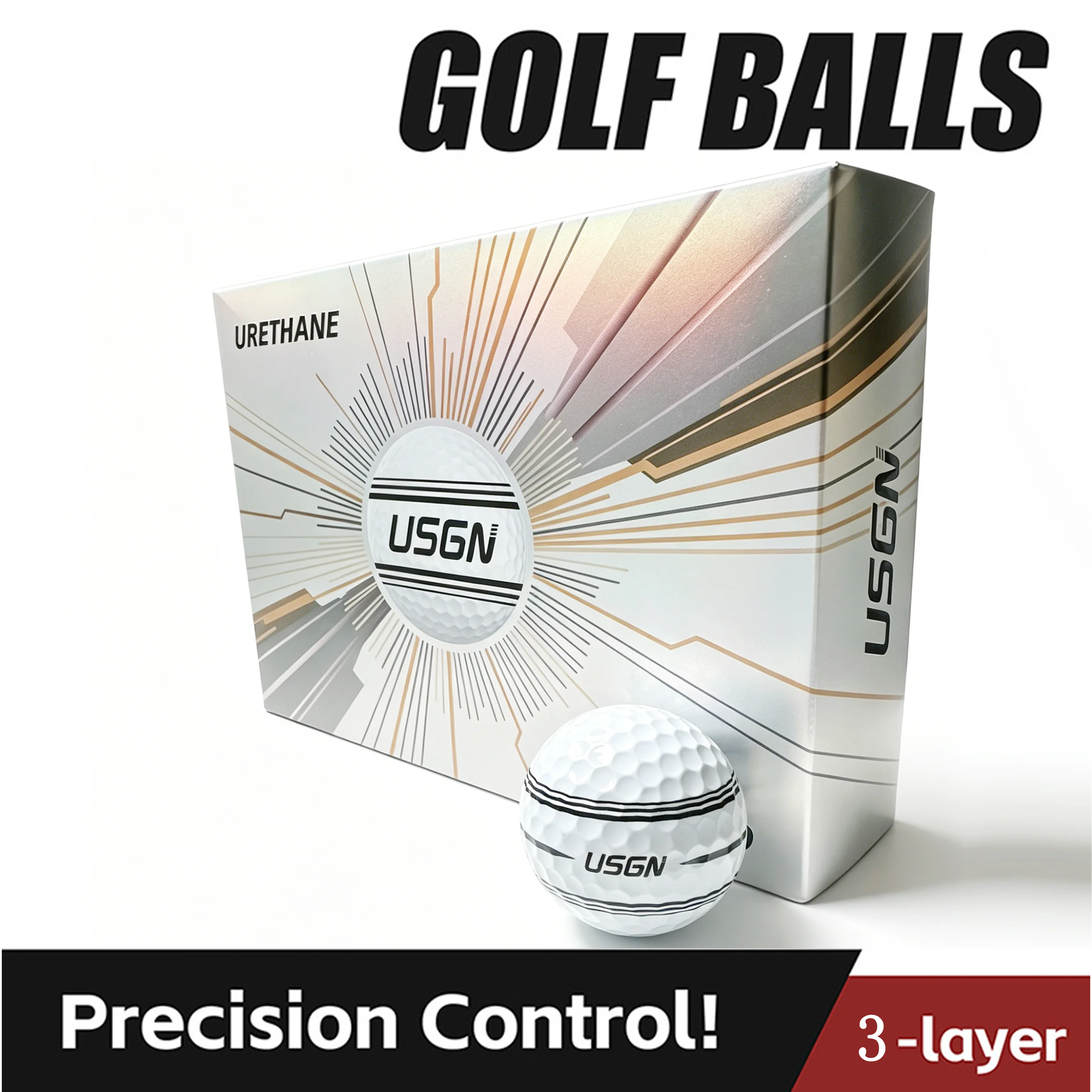 Polyurethane Three-Layer Competition Balls A Box Of 12 USGN 