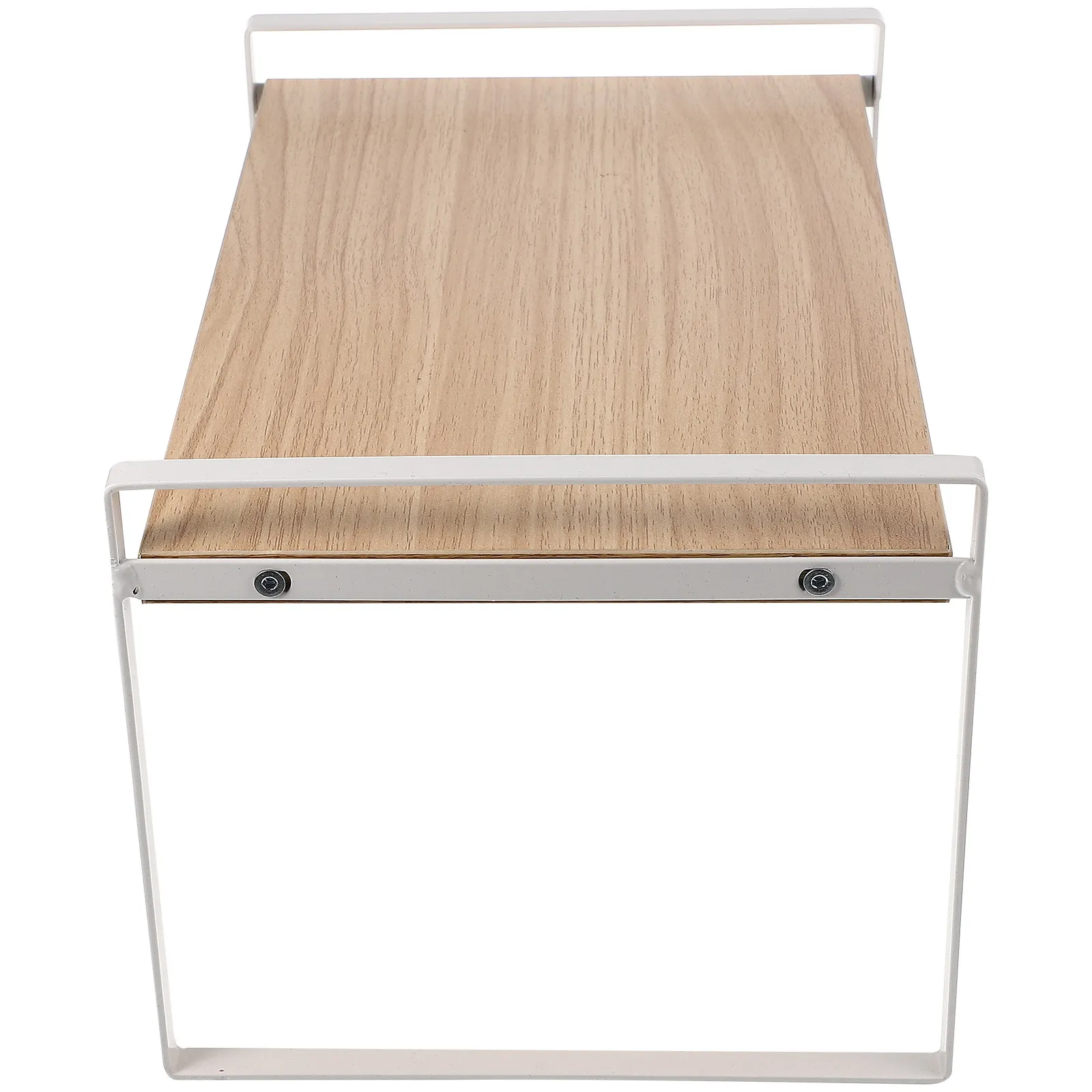 

Desktop Storage Rack Iron and Wood Organizer Shelf for Office Bedroom Holder Stationery Sundries Organizer