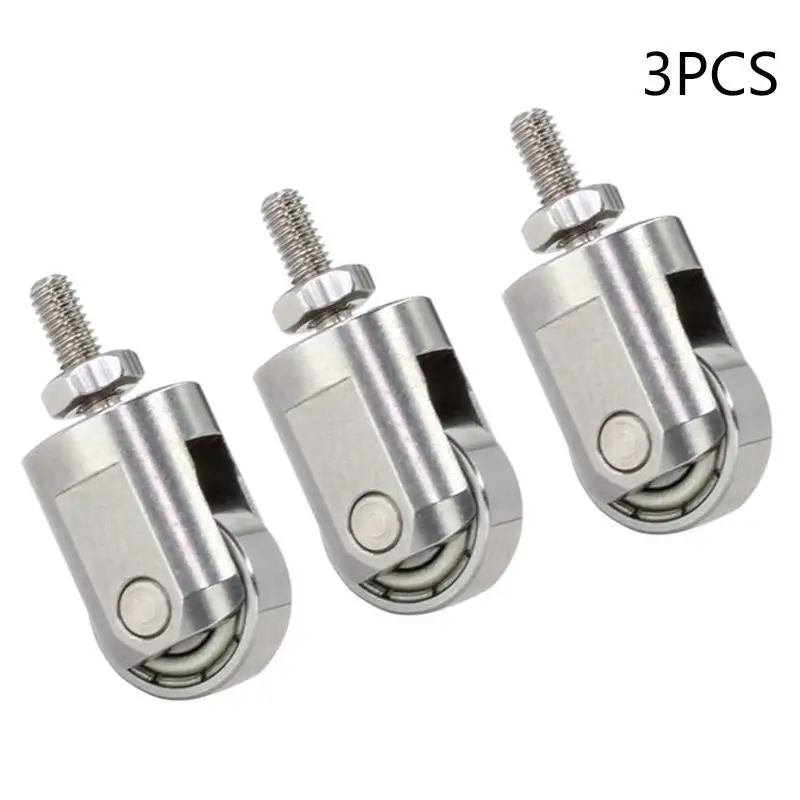 1/2/3PCS M2.5 Dial Indicator Wheel Probe Tips - Metal Roller Contact Point For Electronic Digital Indicators Dial Gauge