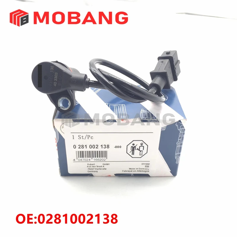 0281002138 Crankshaft Position Sensor for Opel Saab Vauxhall Suv 1.2-2.5L