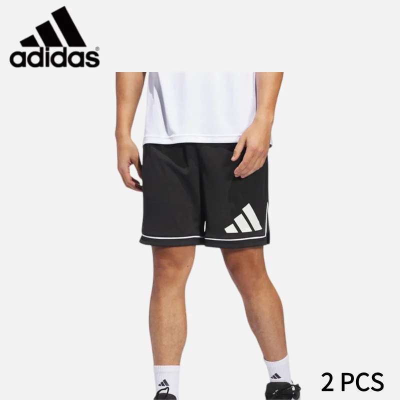 Adidas Shorts esportivos e casuais masculinos BOS SHORT 2 PCS JN4728+JN4728