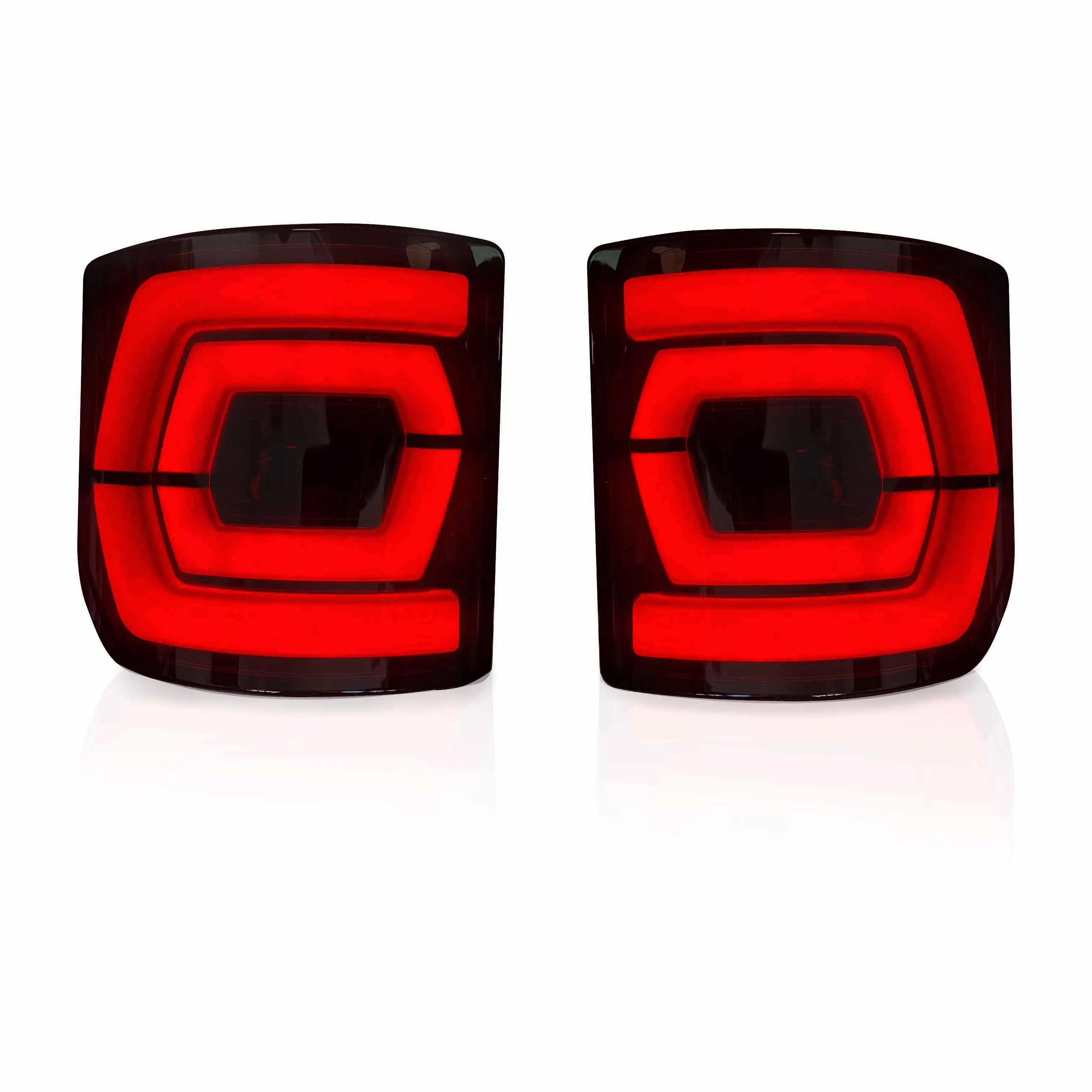 US Stock  Flush Mounted Design Smoked Lens LED Tail Light for Jeep Gladiator JT  IP68 Running Brake Turn Reverse Tail Position