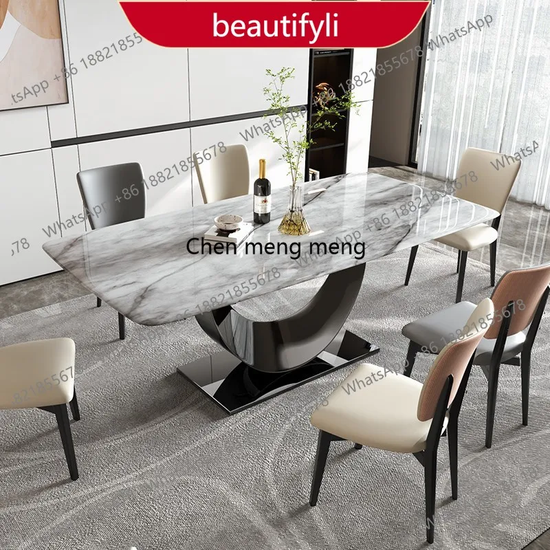MM02 Service Table Designer Cafe Sedentary Dinning Tables Sets Marble Dining Reception Restaurant Extendable Esstisch