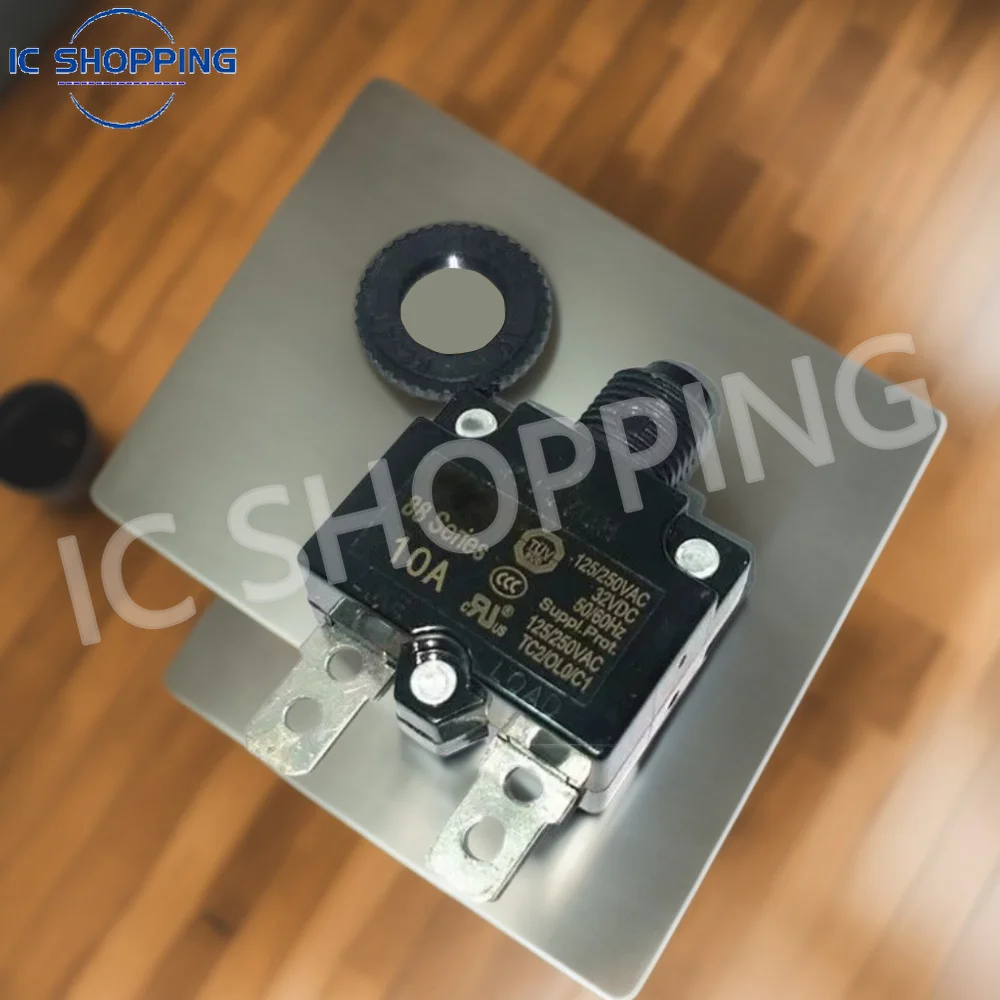 10PCS Circuit Breaker Resettable Thermal Overload Protector 10PCS 88 Series 3A To 25A Push Button