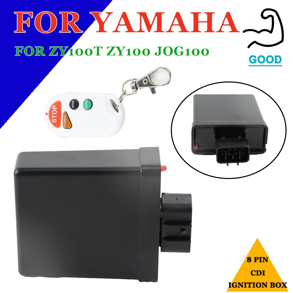 

For Yamaha ZY100T ZY100 JOG100 RS100 RSZ 100 Motorcycle Accessories 8 Pin CDI Ignition Box Remote Control Racing Performance