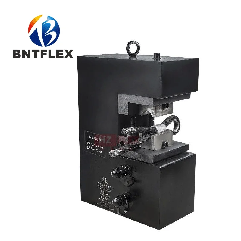 1.5kw Steel Wire Rope Clamp 18mm Nylon Rope with Aluminum Sleeve Swaging Pressing Machine for Rubber Product Making 220v Voltage