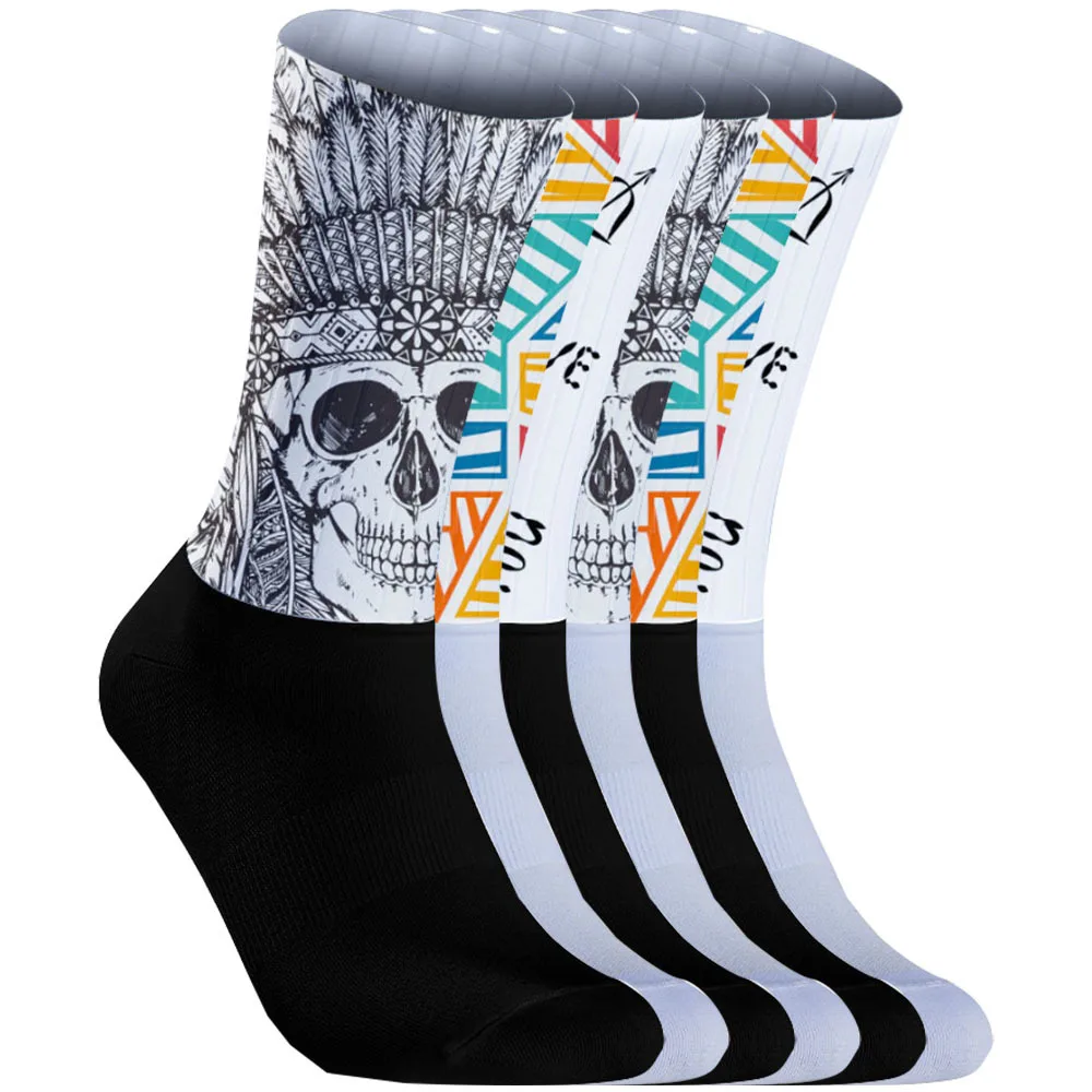 

2025 New Wear resistant and anti pilling cycling socks with fiber blend reinforcement for the heel. Long term use is like new