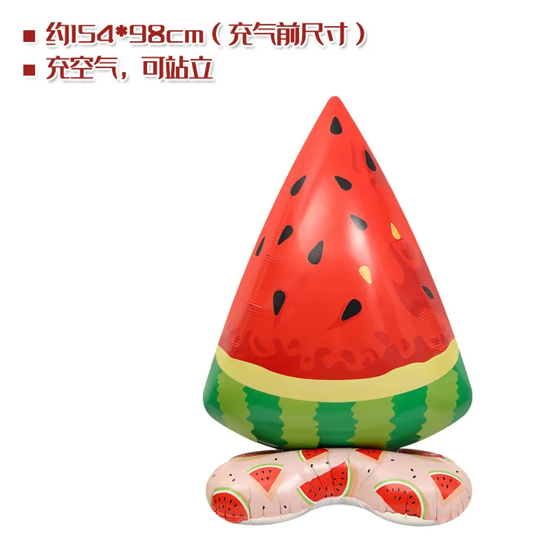 Huge Standing Watermelon Foil Balloon Watermelon Party Decor Balloon Summer Watermelon Themed Birthday Baby Shower Wedding Party