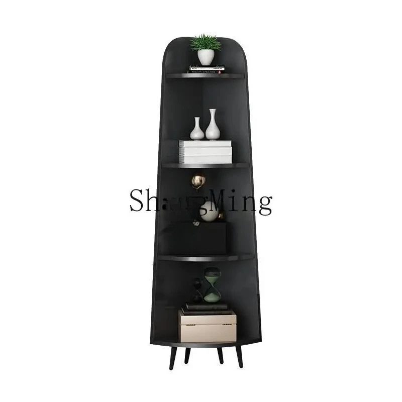 DSA floor-to-ceiling bookshelf Home shelf Living room corner corner cabinet Bedroom triangular corner flower stand Storage