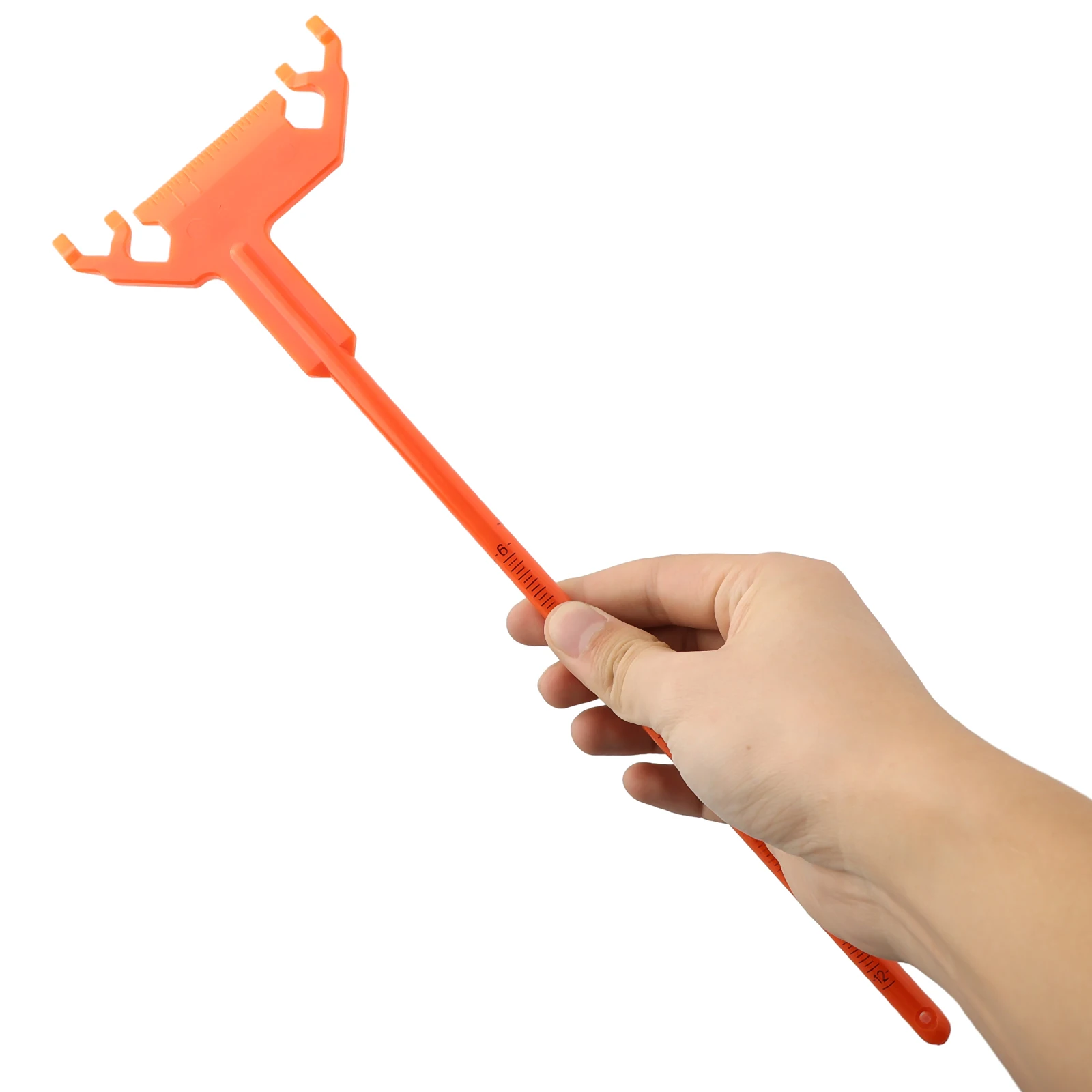 

T-Grip Bow Stop Positioning Ruler for Recurve Bows Plastic Material with Clear mm and inch Markings 33 cm Length