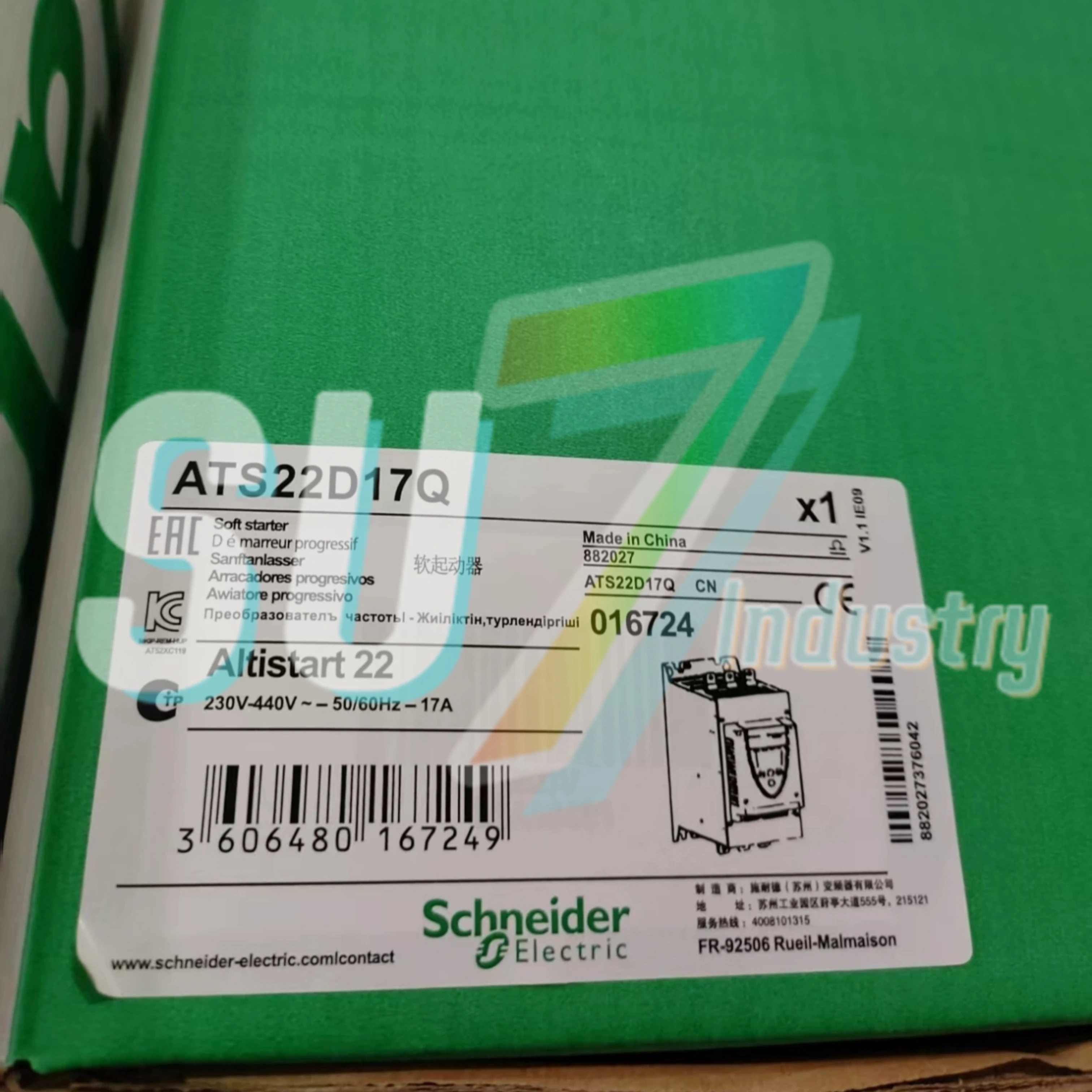 

ATS22D17Q ATS22D32Q ATS22D47Q soft starter New original