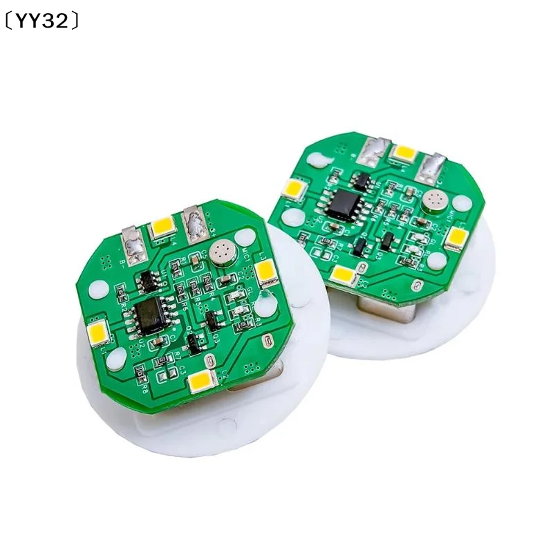 1Pcs Tapping/Sound Control Lighting Toy 38mm Rechargeable LED Light Night Lamp DIY Dollhouse Accessories Wall Bedside Lamp view 5