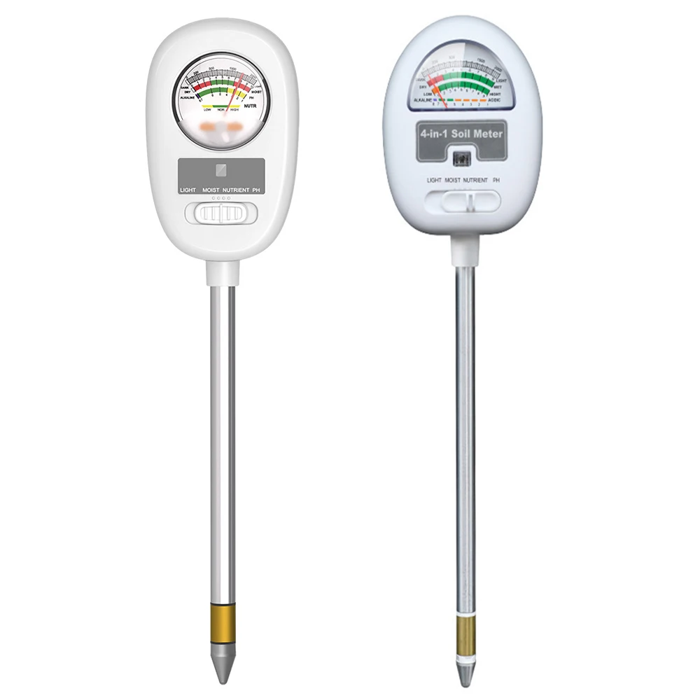 

Soil Moisture Meter 4-in-1 Soil Tester Of Soil PH Meter/Fertility/Light/Moisture Meter Can rotate and fold 90 degrees PH Tester