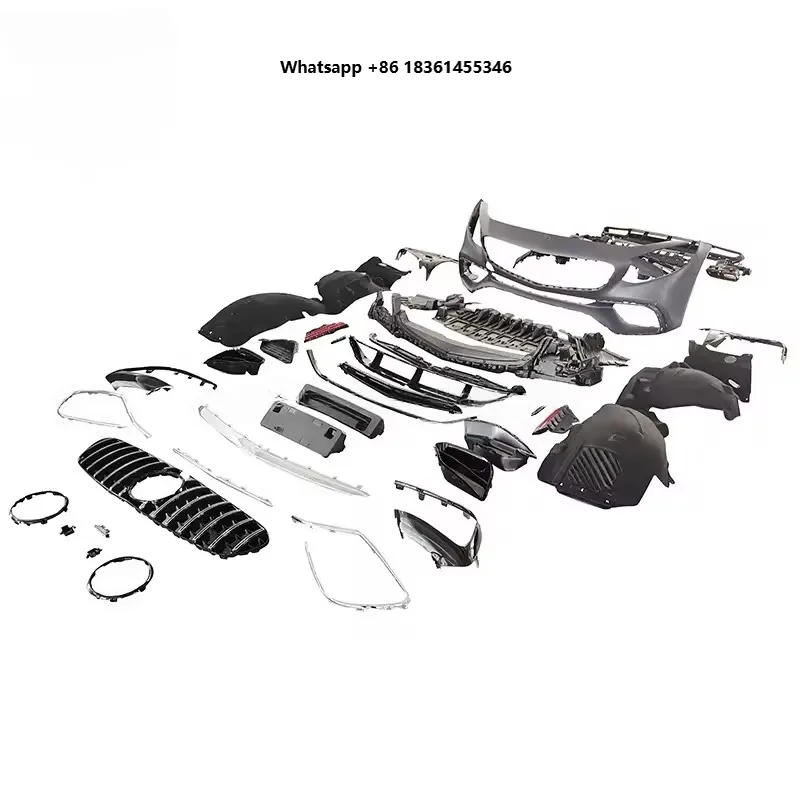 

For Coupe C217 S63 M-tech Bodykit Front Bumper with Grille Rear Diffuser with Exhaust Tips S-Class W217 Body Kits