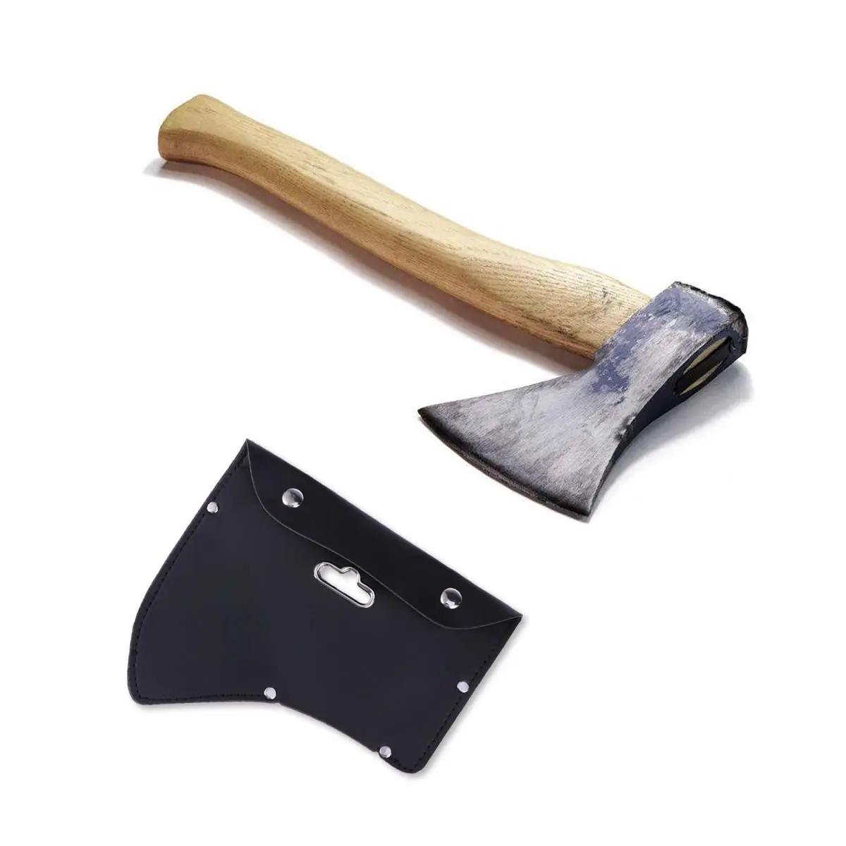 

Axe Protective Cover Black Case Hook Hanging Outdoor Camping Ax Head Sheath Head Ax Case Cover