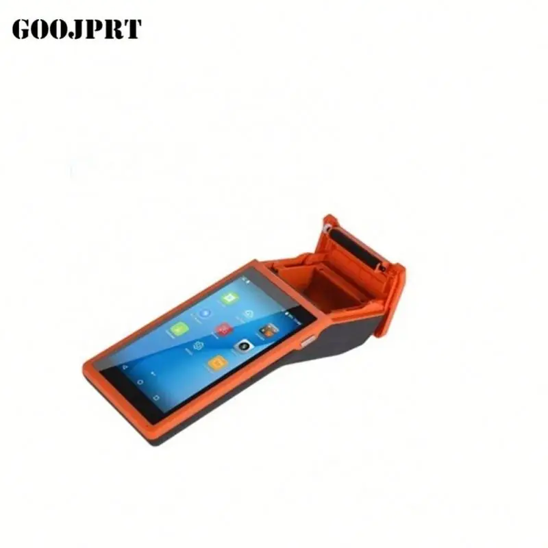 Impresora de diente azul de 58mm, máquina pos de mano, sistema pos móvil, android 8,1