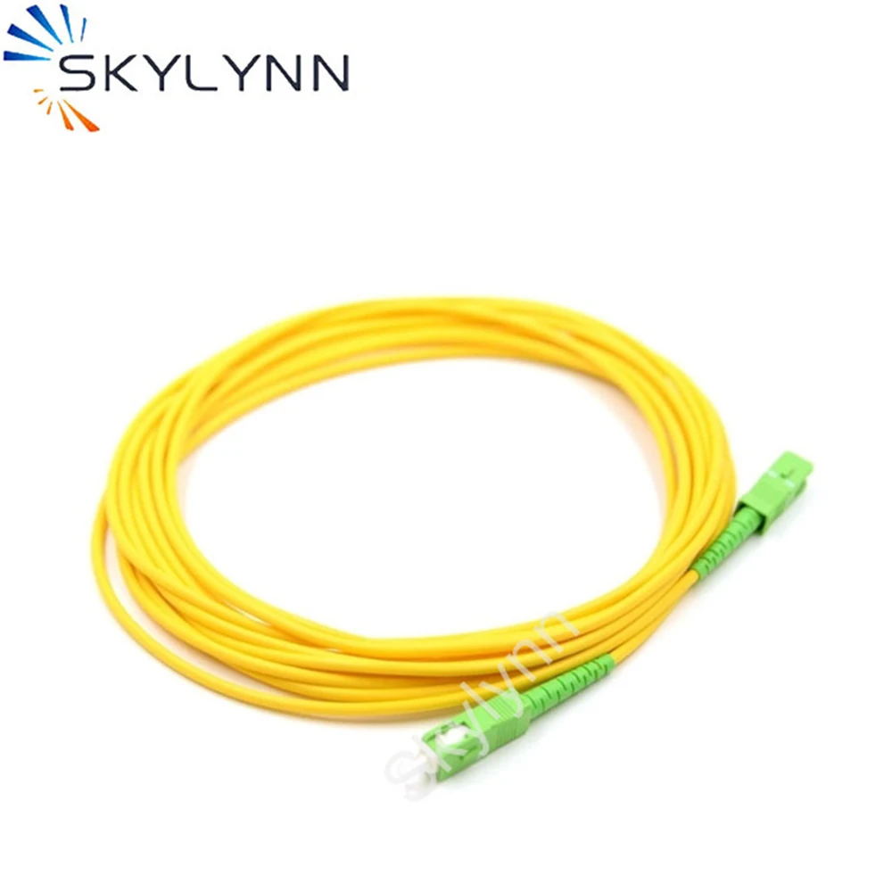 Imagem -06 - Cabo de Fibra Óptica G652d Jaqueta Amarela Lszh Modo Único 1m sc Apc-sc Upc Modo Único 30 mm Promoção