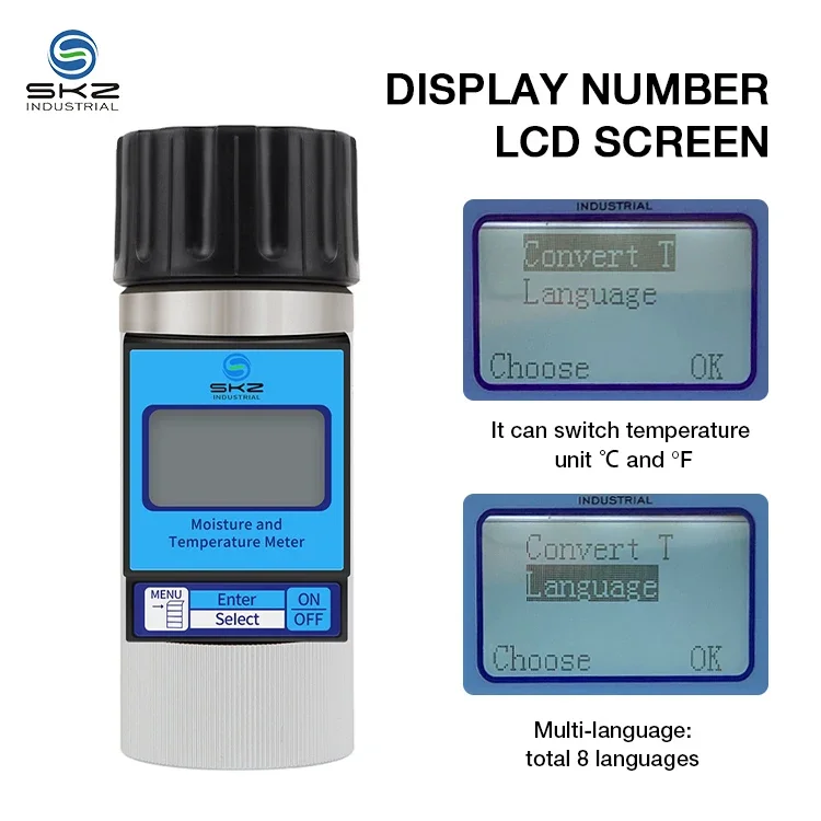 SKZ111B-2 Digital Reliable Quickly and Accurately Grain Moisture Temperature Meter