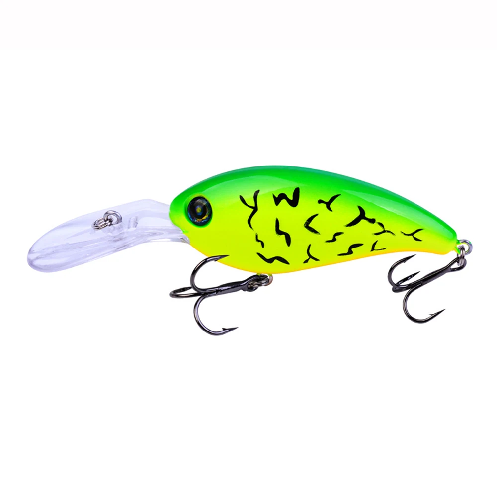 1pcs 크랭크 낚시 미끼 인공 하드 미끼 10cm/15g 크랭크베이트 저크베이트 워블러 낚시 태클 좋은 트레블 후크 태클