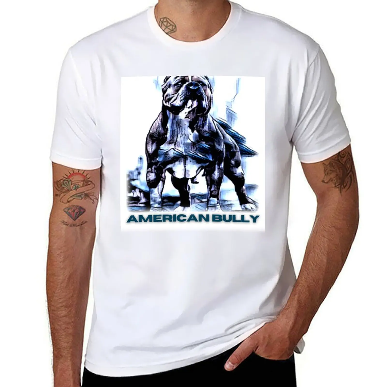 

American t print shirts men for casual man custom Bully shirt T-Shirt t