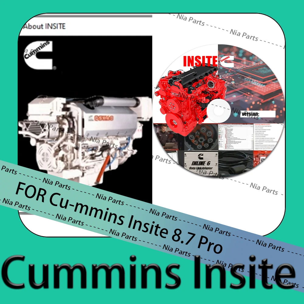 

Cu-mmins Insite 8.7 Pro work with INLINE6 scanner automotriz diagnostic pour voiture Scanning tool insite 8.7 Repair box Program