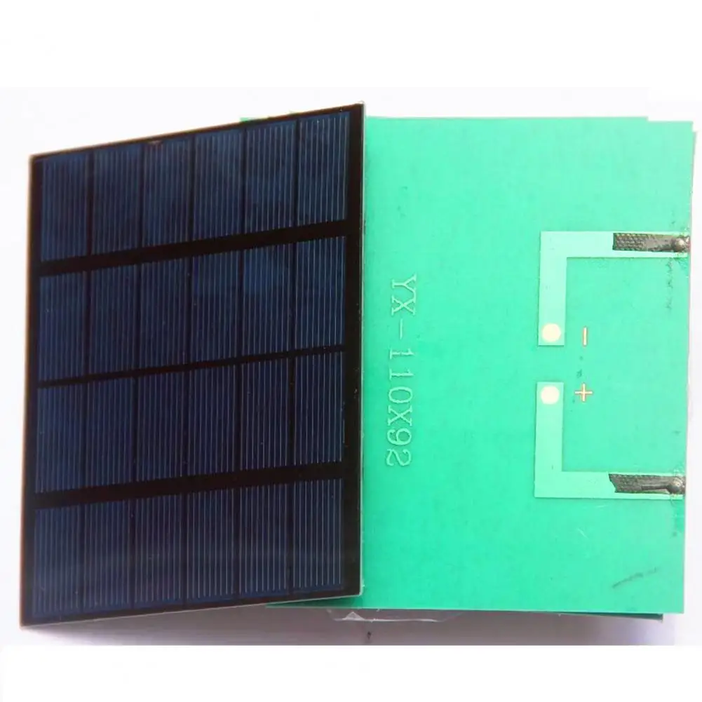 

Compact Solar Charger High Efficiency Portable Solar Panel Charger for Phones Fans Universal Outdoor 1.5w 6v Emergency Power
