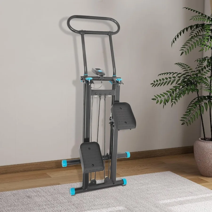 Escalera paso a paso para gimnasio en casa, escalador Vertical plegable, máquina escaladora Vertical para entrenamiento de cuerpo completo