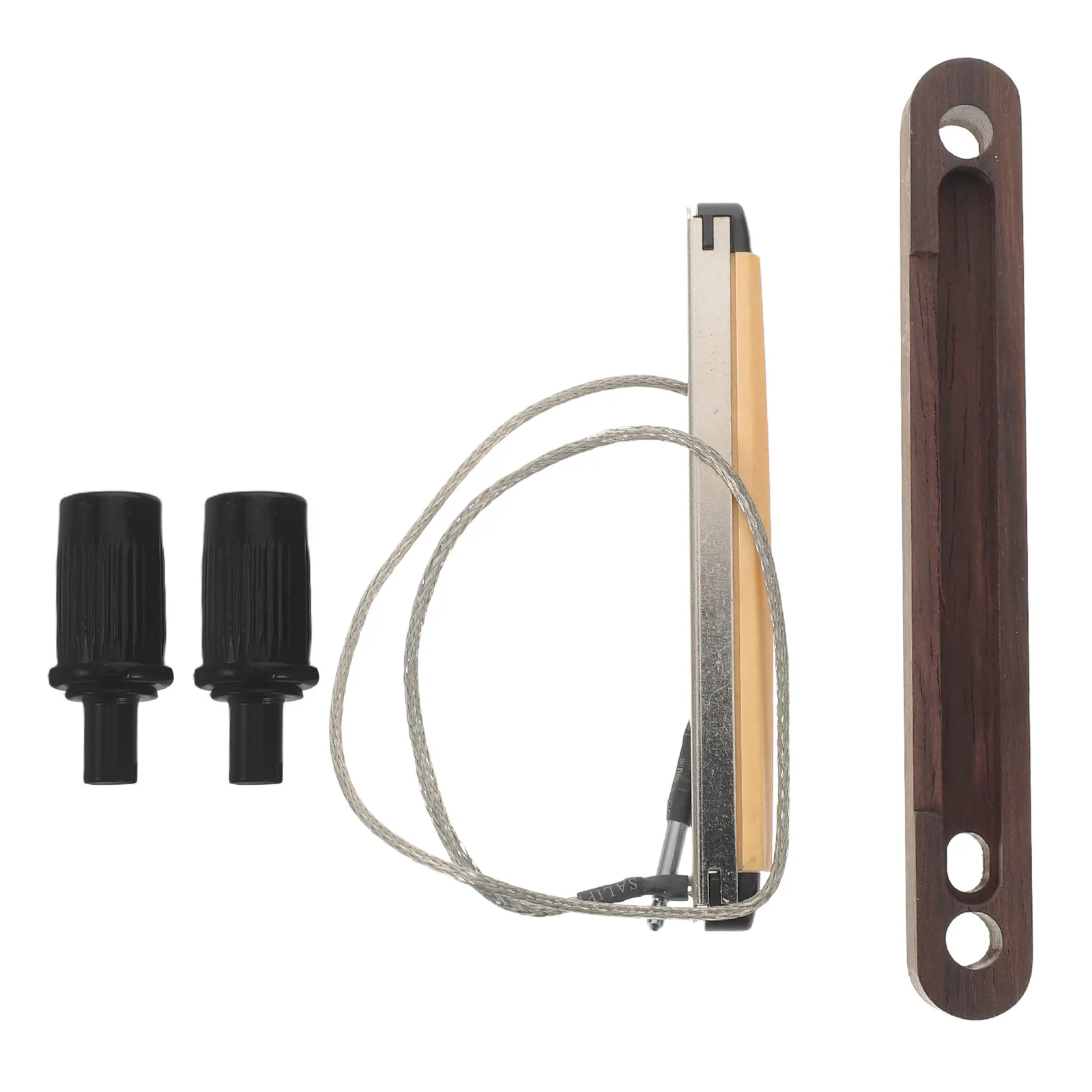 1Set Acoustic Bass Guitar Pickup High Precision Piezo System for 6-String Bridge Saddle Replacement Parts