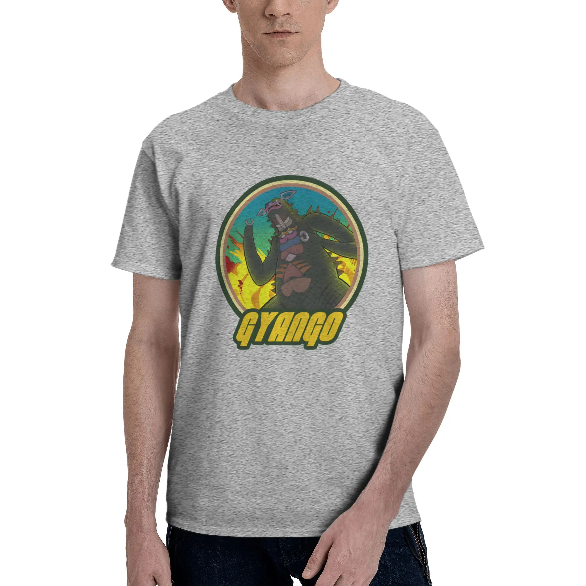 Gyango Lustiges Grafik-T-Shirt aus 100 % Baumwolle, Ultraman-T-Shirts für Herren