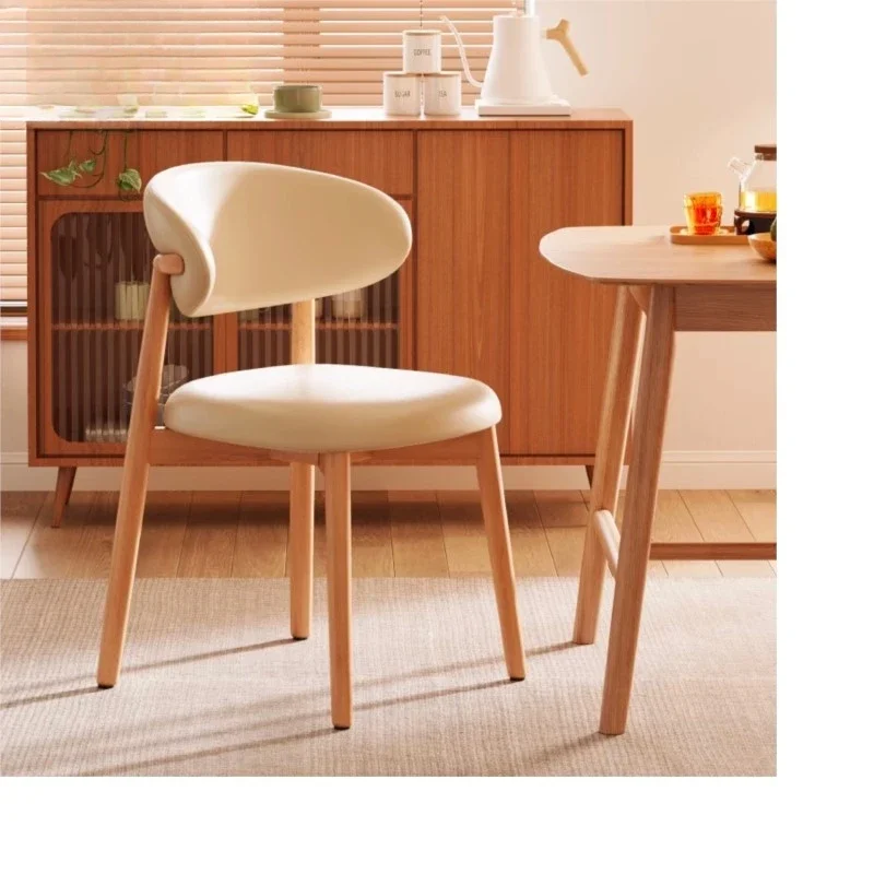 

OMGD Modern Simple Iron Dining Chair Home Dining Room Dining Chair Scandinavian Designer Premium Feeling Backrest Chairs Sub