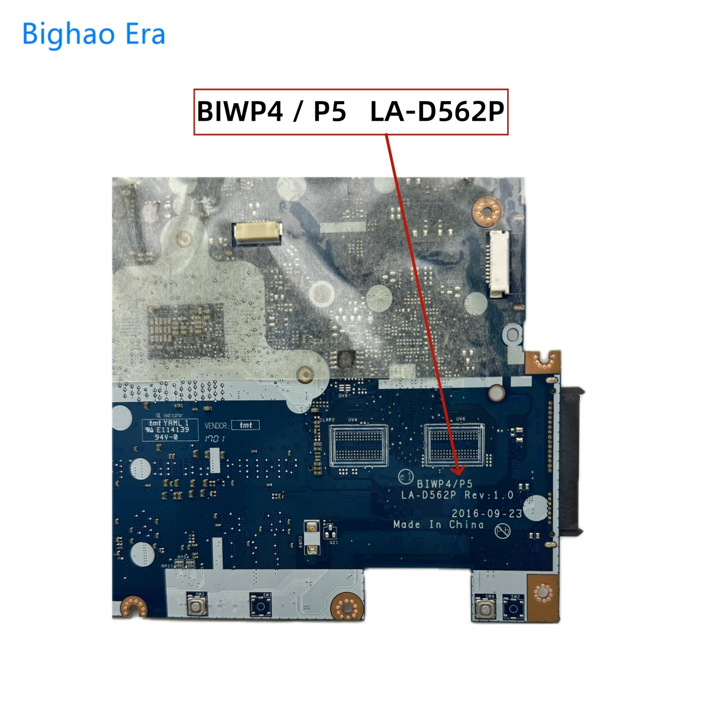 Imagem -03 - Placa-mãe Portátil para Lenovo Ideapad Biwp4 p5 La-d562p Cpu 4405u I36100u I5-6200u I7-6500u 4gb de Ram 5b20m81670 Cpu